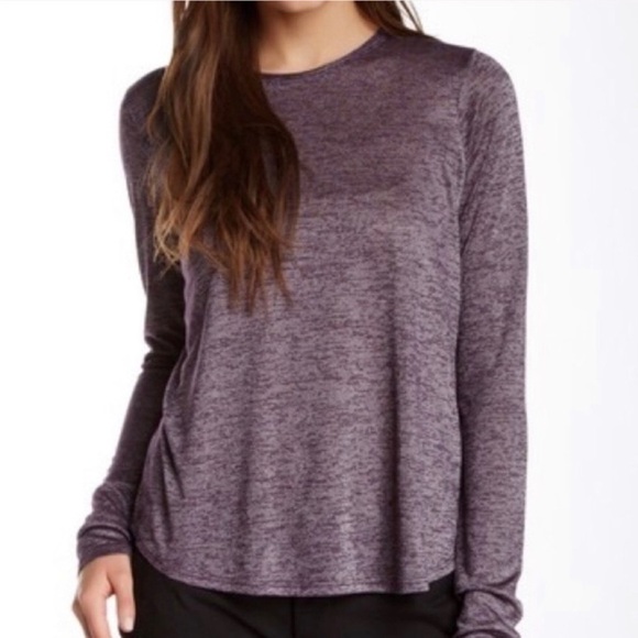 Vince Purple heathered Long Sleeve‎ Súper Soft - Picture 1 of 11